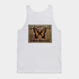 Butterfly vintage stamp Tank Top